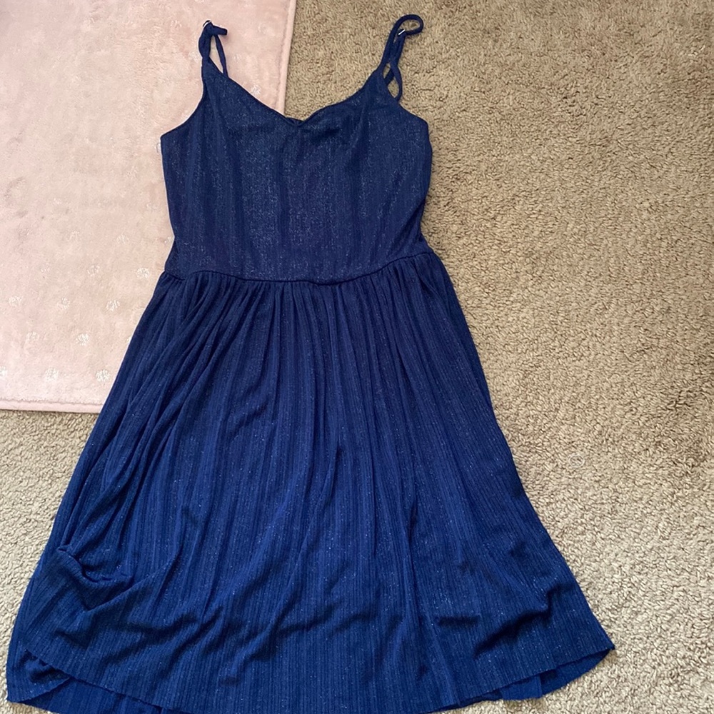 Dark blue navy dress